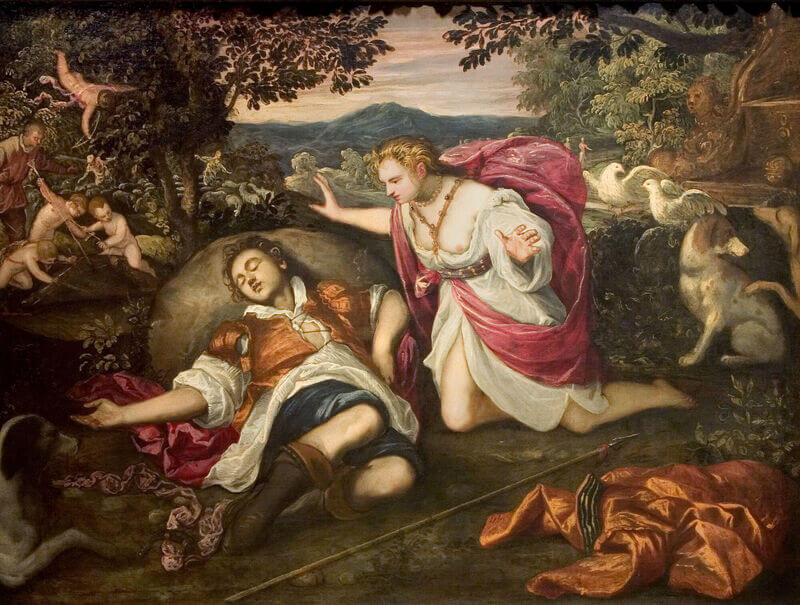 Venus Lamenting the Death of Adonis