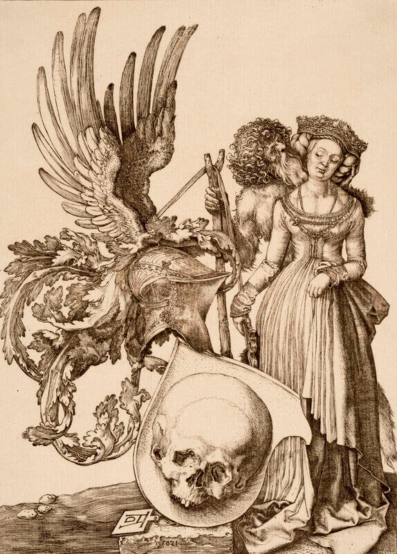 Coat of Arms with Skull