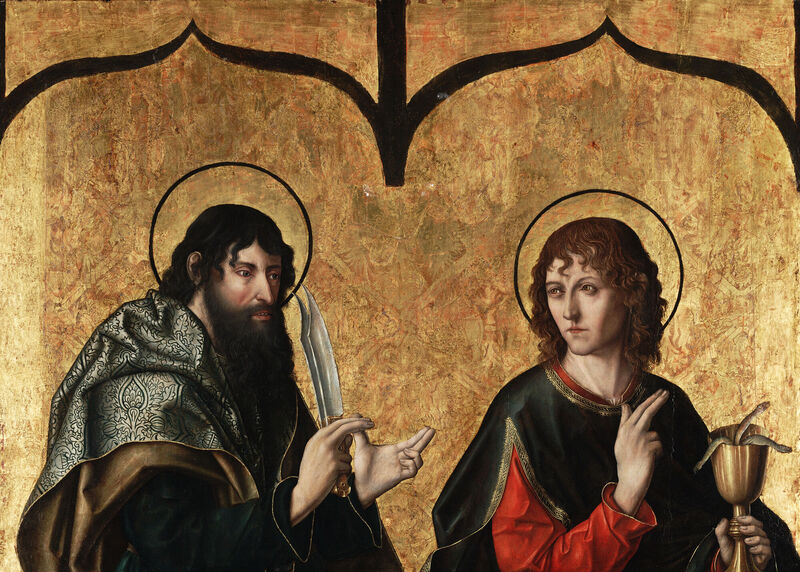 <i>Saints Bartholomew and John the Evangelist</i>