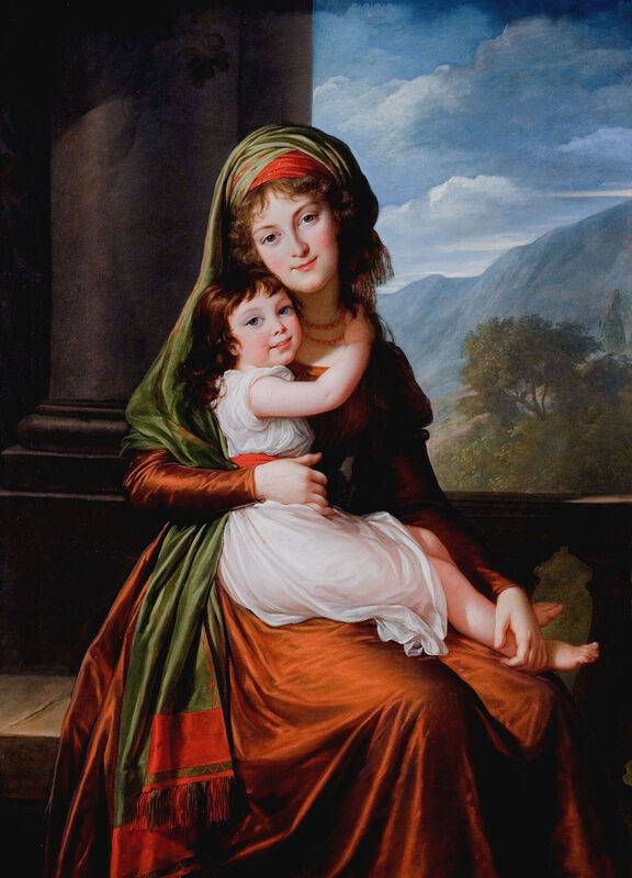<i>The Countess von Schönfeld with Her Daughter</i>