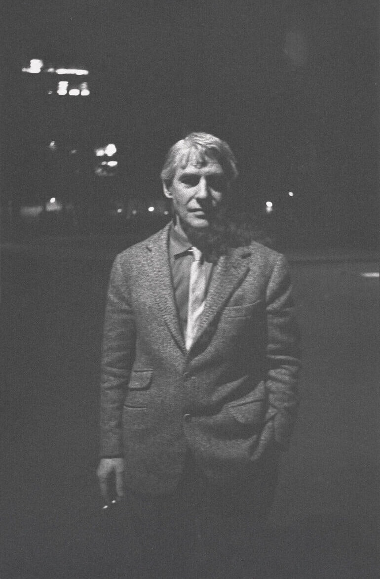 Photo of artist Willem de Kooning by Robert Frank